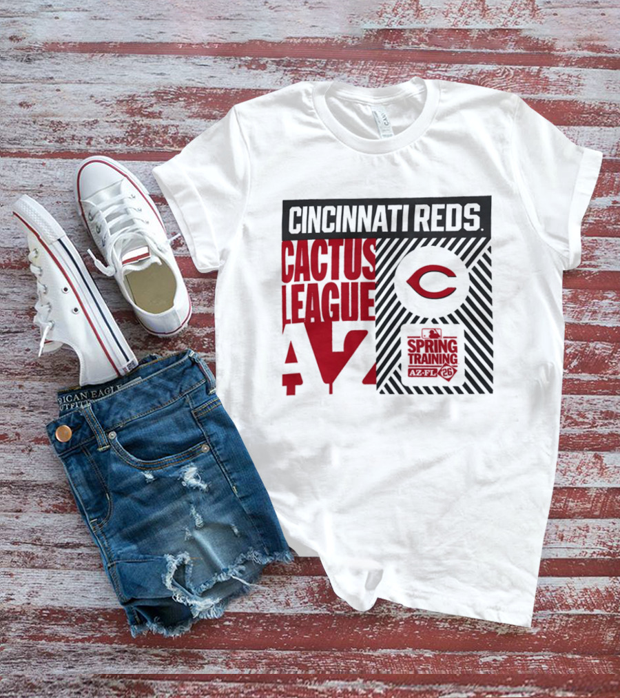 Cincinnati Reds Cactus League AZ 2026 Spring Training T-Shirt