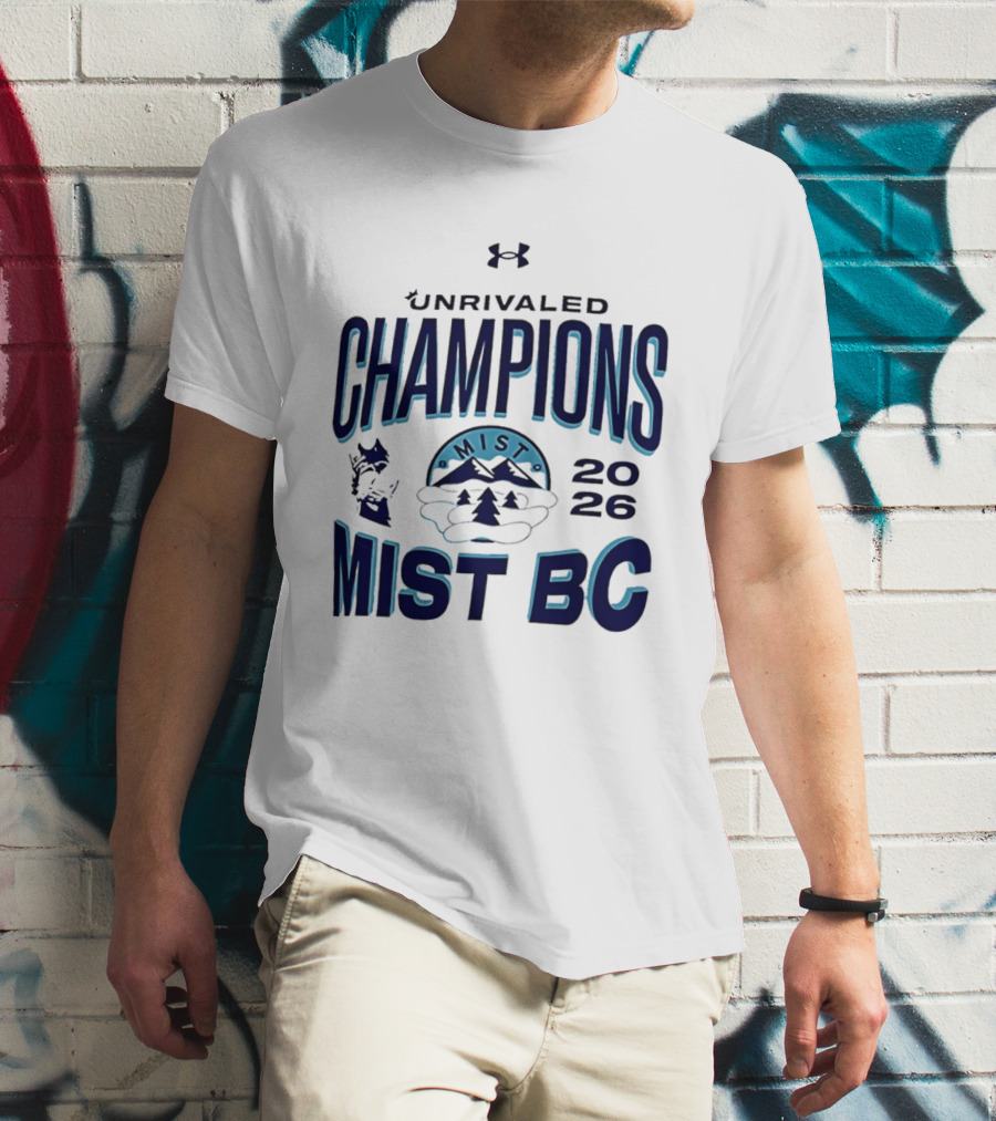 Unrivaled Champions 2026 Mist BC Under Armour T-Shirt