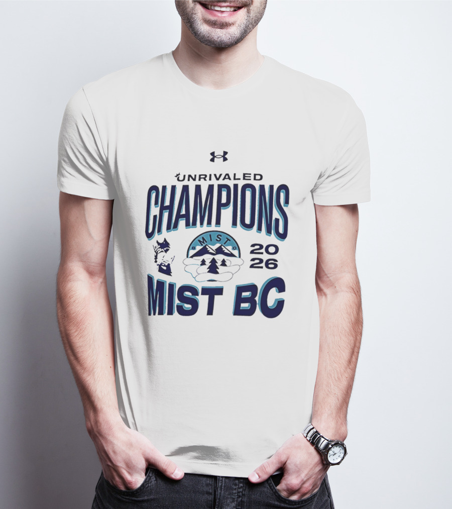 Unrivaled Champions 2026 Mist BC Under Armour T-Shirt