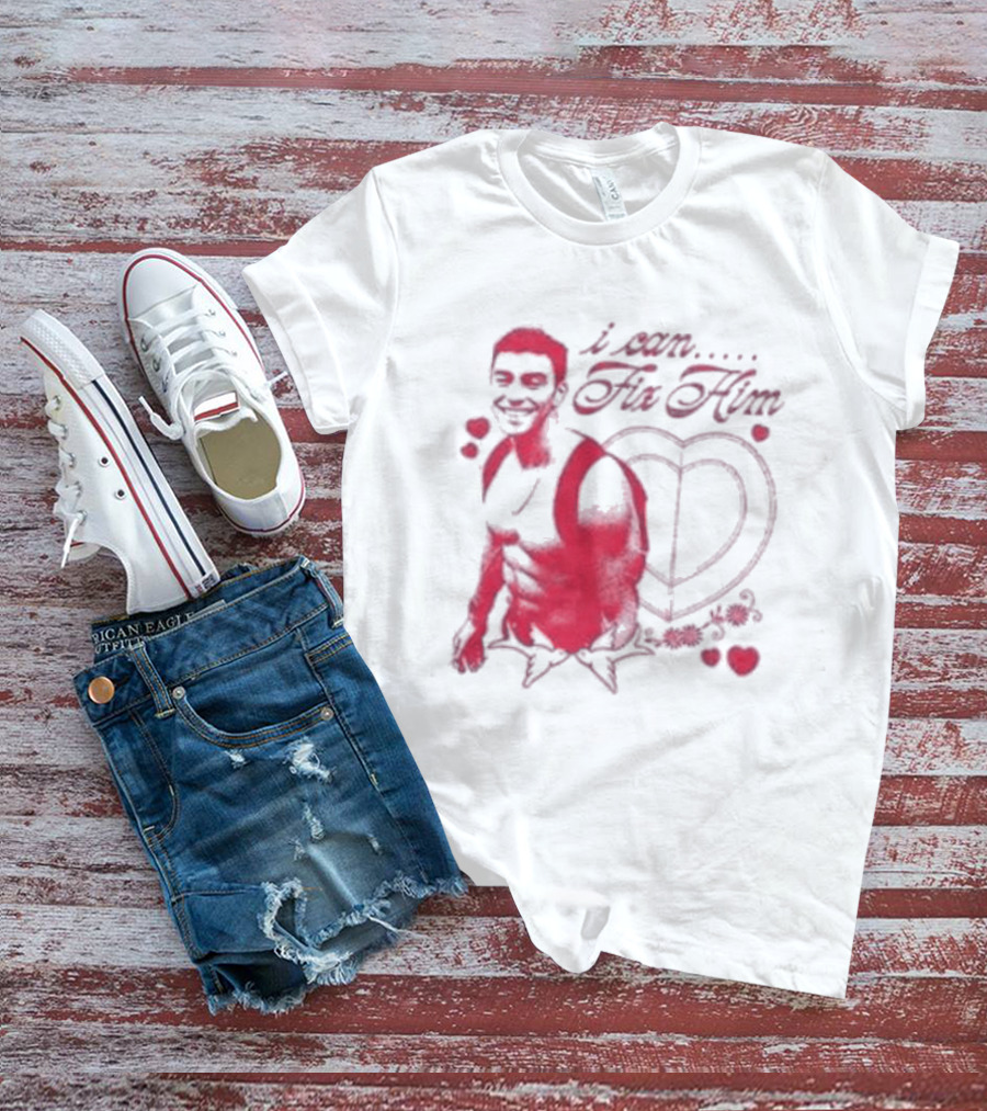 Luigi Mangione I Can Fix Him Heart And Roses T-Shirt