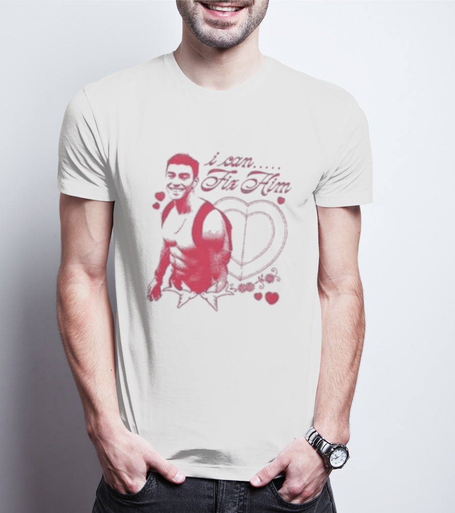 Luigi Mangione I Can Fix Him Heart And Roses T-Shirt