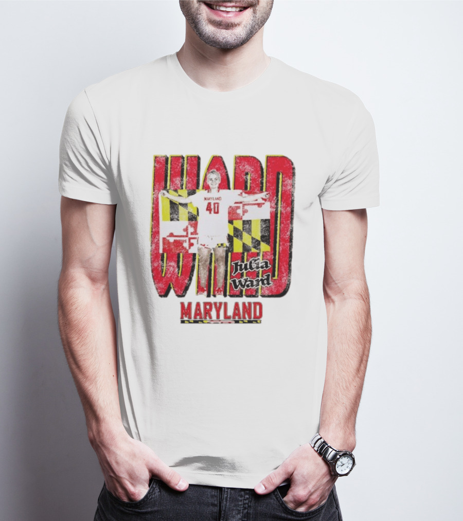 Maryland Terrapins Julia Ward 40 Player T-Shirt