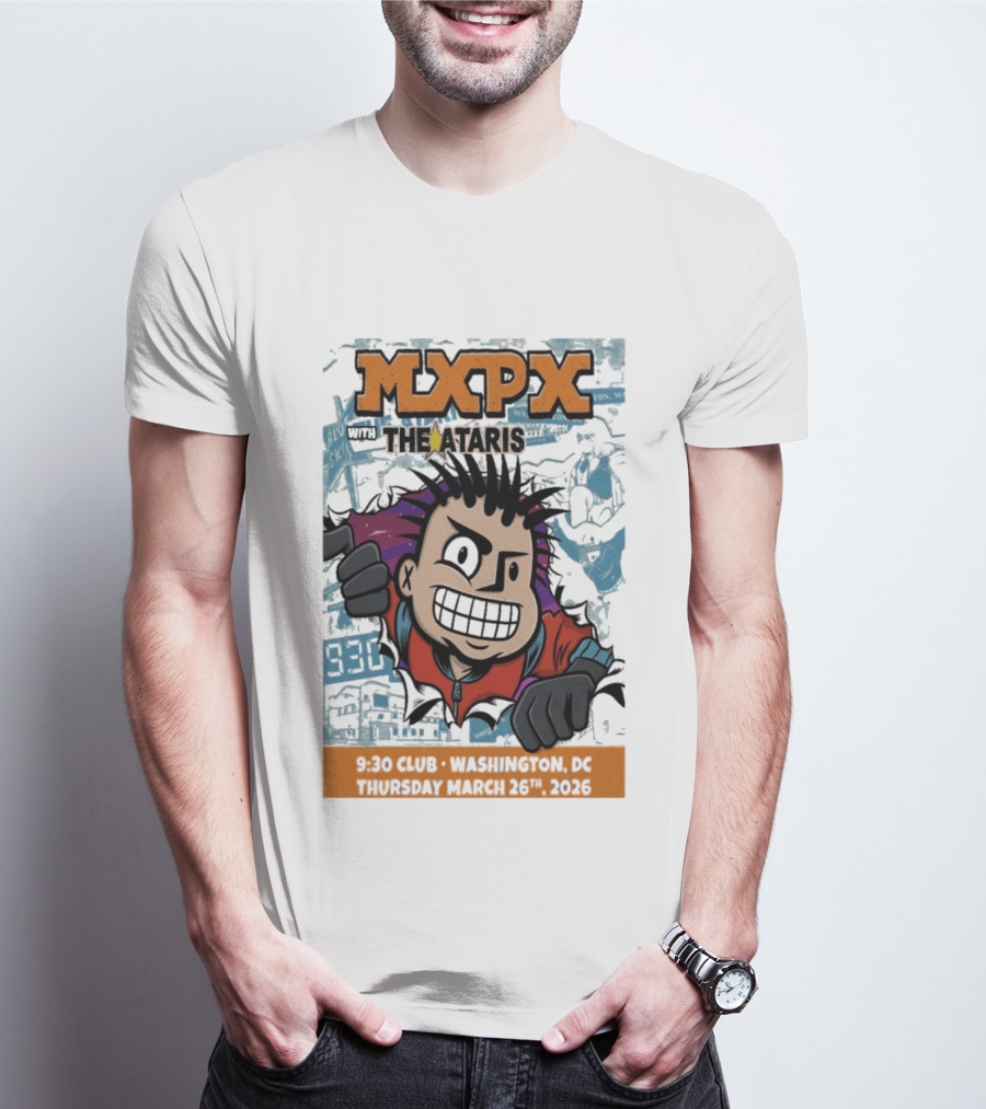 Mxpx With The Ataris 9 30 Club Washington DC March 26 2026 T-Shirt