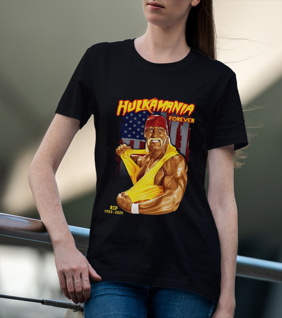 Hulkamania Forever American Icon 1953 2025 T-Shirt