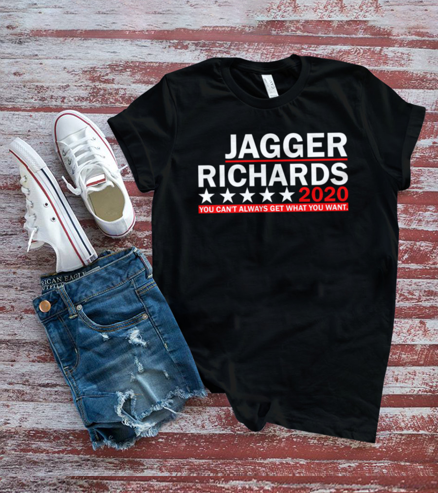 Jagger Richards 2020 You Can't Always Get What You Want T-Shirt