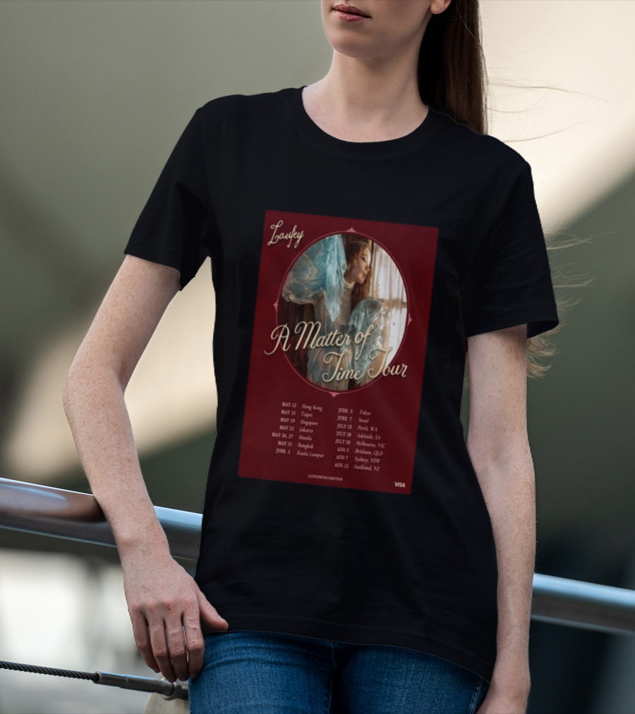 Laufey A Matter Of Time Tour 2026 Dates And Locations T-Shirt