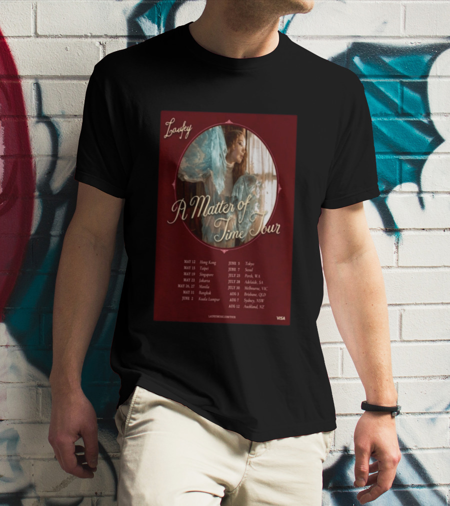 Laufey A Matter Of Time Tour 2026 Dates And Locations T-Shirt