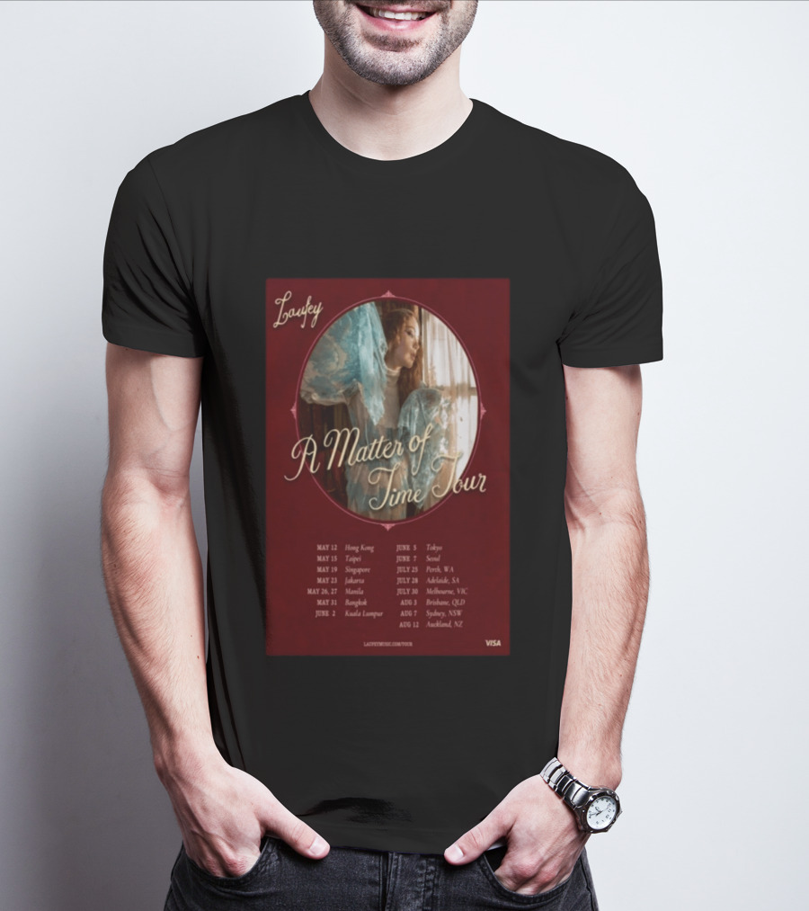 Laufey A Matter Of Time Tour 2026 Dates And Locations T-Shirt