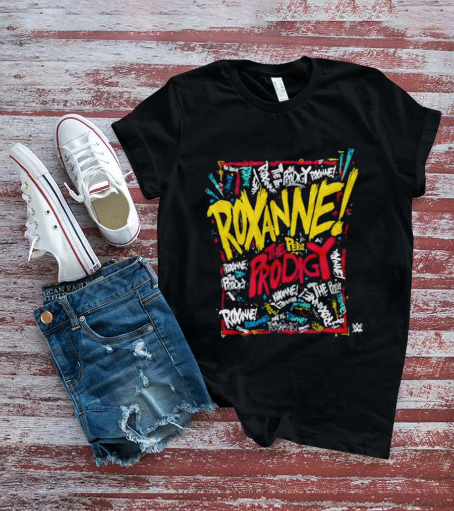 Roxanne Perez The Prodigy WWE Colorful Graffiti T-Shirt