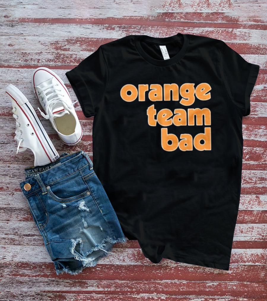 Orange Team Bad Houston Astros Navy Blue Ships Free T-Shirt