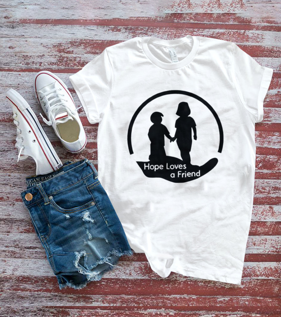 Andrew Cha Cha Real Smooth Hope Loves A Friend Twin T-Shirt