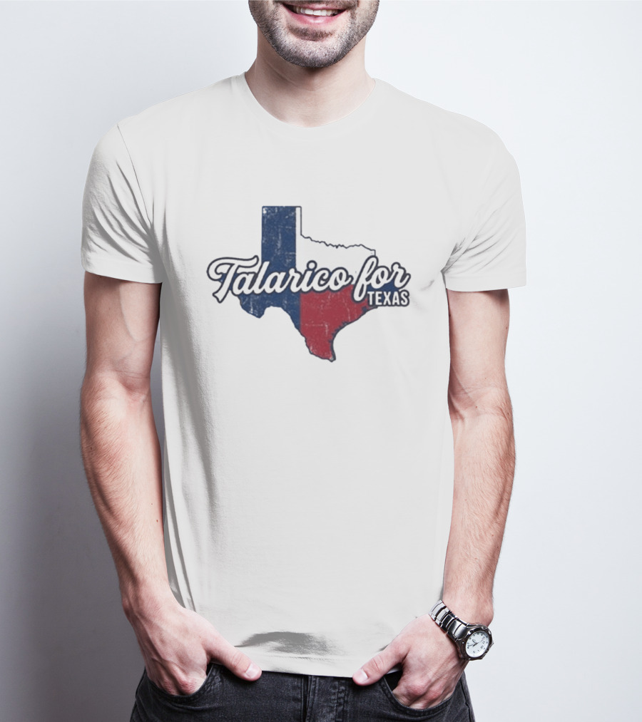 Talarico For Texas State Flag Map T-Shirt
