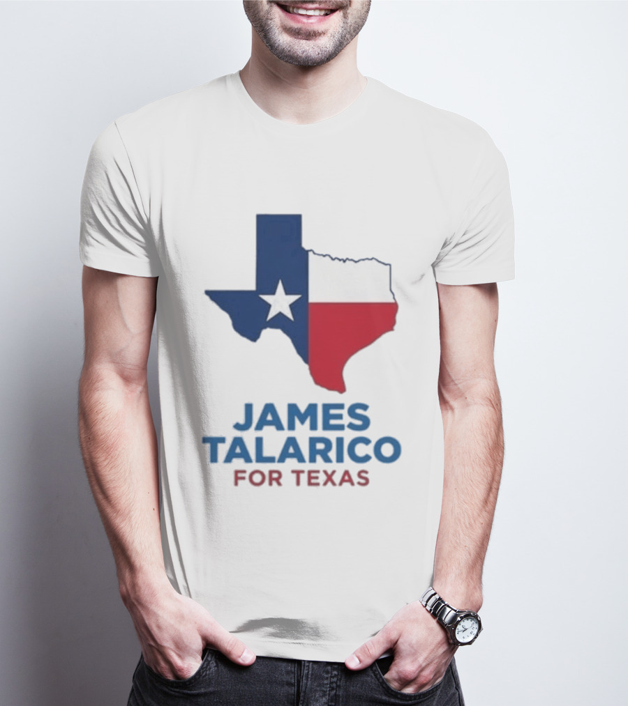 James Talarico For Texas 2026 Campaign Texas Flag T-Shirt