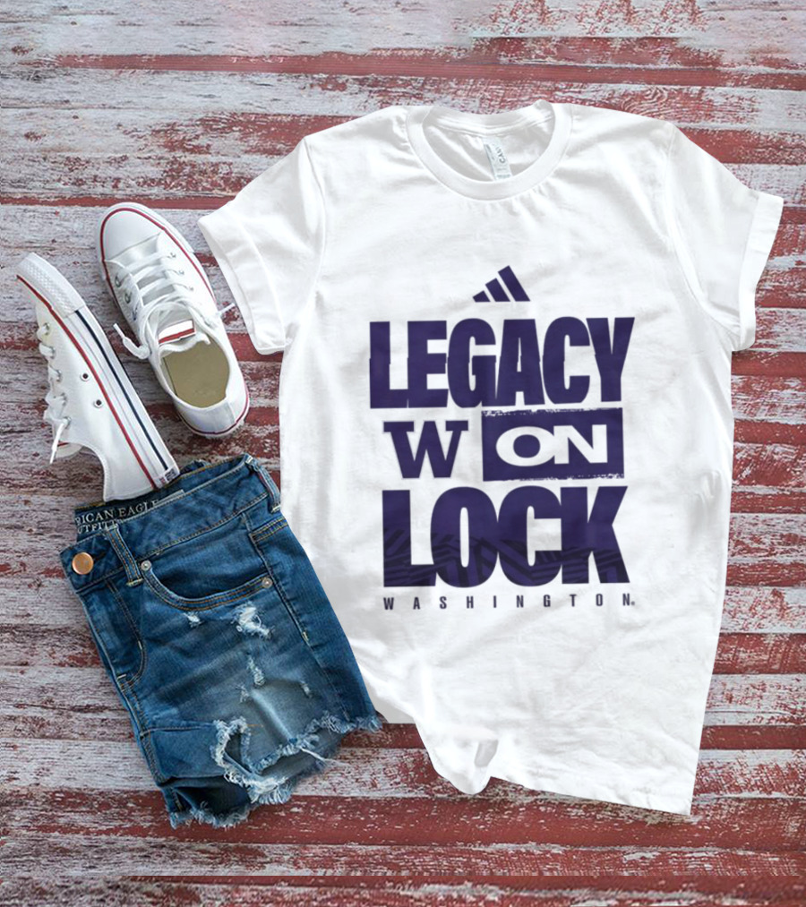 Washington Huskies 2026 March Madness Legacy On Lock T-Shirt