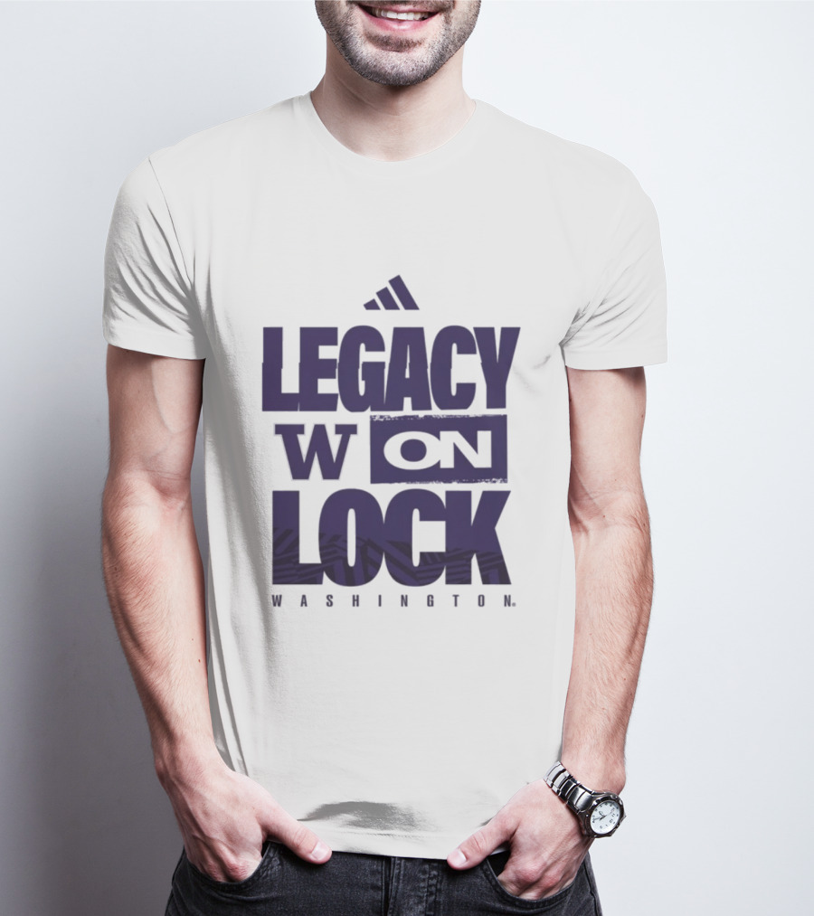 Washington Huskies 2026 March Madness Legacy On Lock T-Shirt