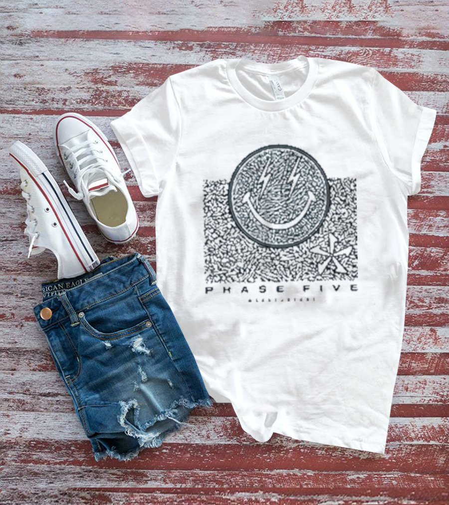 Phase Five Jett Shreds Smiley Lightning Bolt T-Shirt