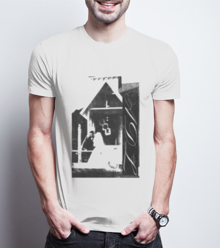 Yeat A Dangerous Love Cross Pyramid Monochrome T-Shirt