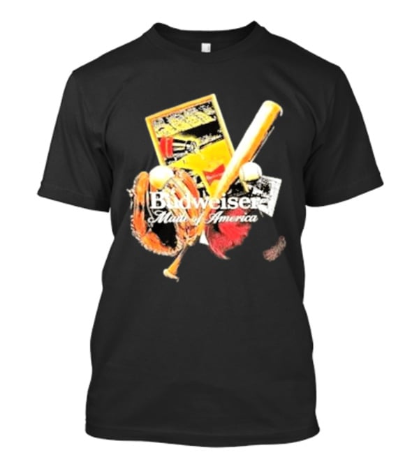 Budweiser Made Of America Baseball Legacy T-Shirt