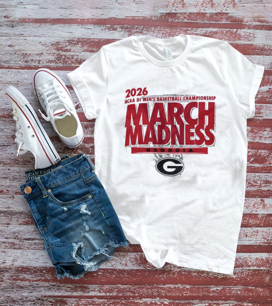 Georgia 2026 NCAA DI Men's Basketball Championship March Madness T-Shirt