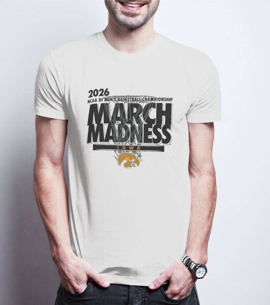 2026 NCAA DI Men's Basketball Championship March Madness Iowa Hawkeyes T-Shirt