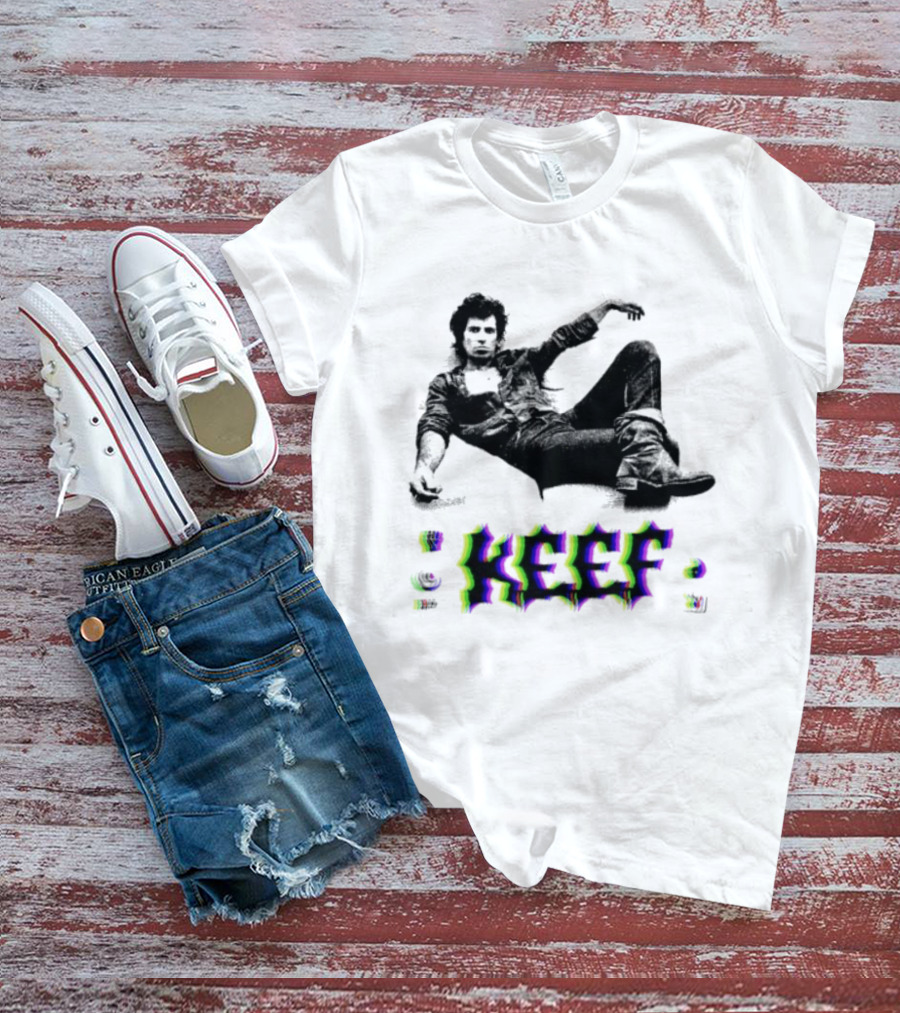 KEEF Keith Richards Vintage Rock And Roll T-Shirt
