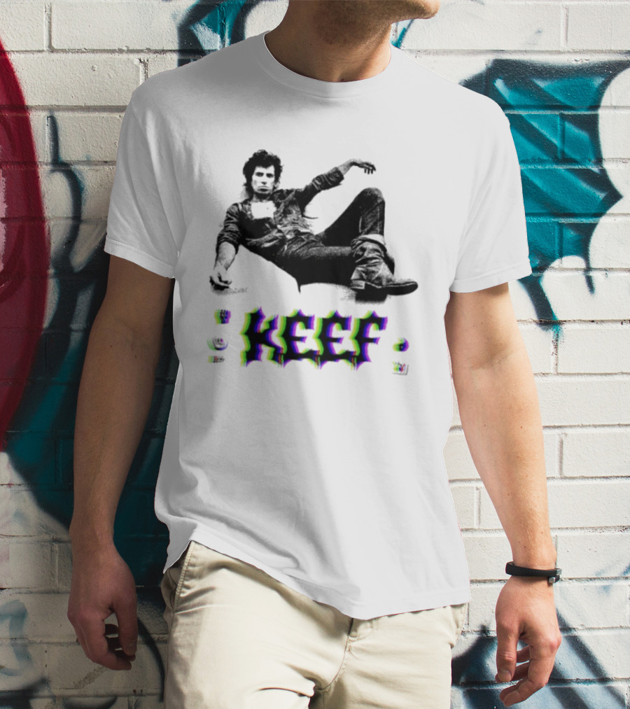 KEEF Keith Richards Vintage Rock And Roll T-Shirt