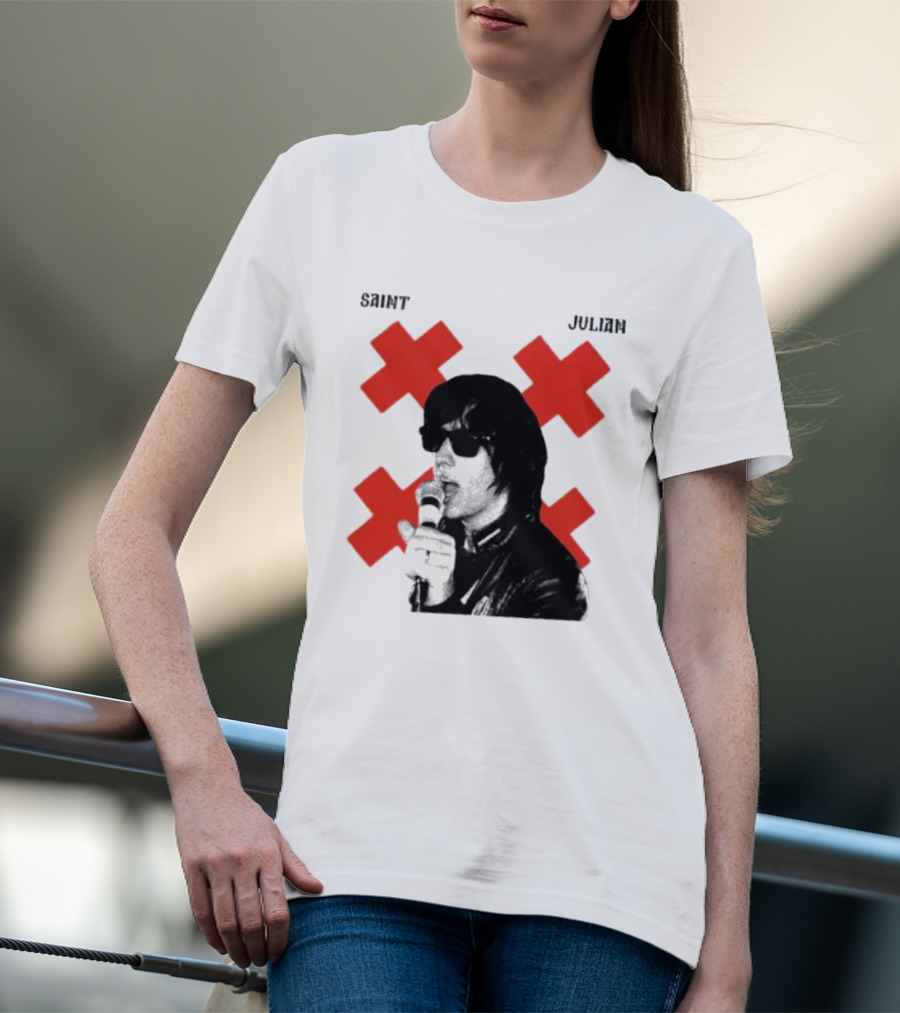 Saint Julian Ccasablancas Red X T-Shirt
