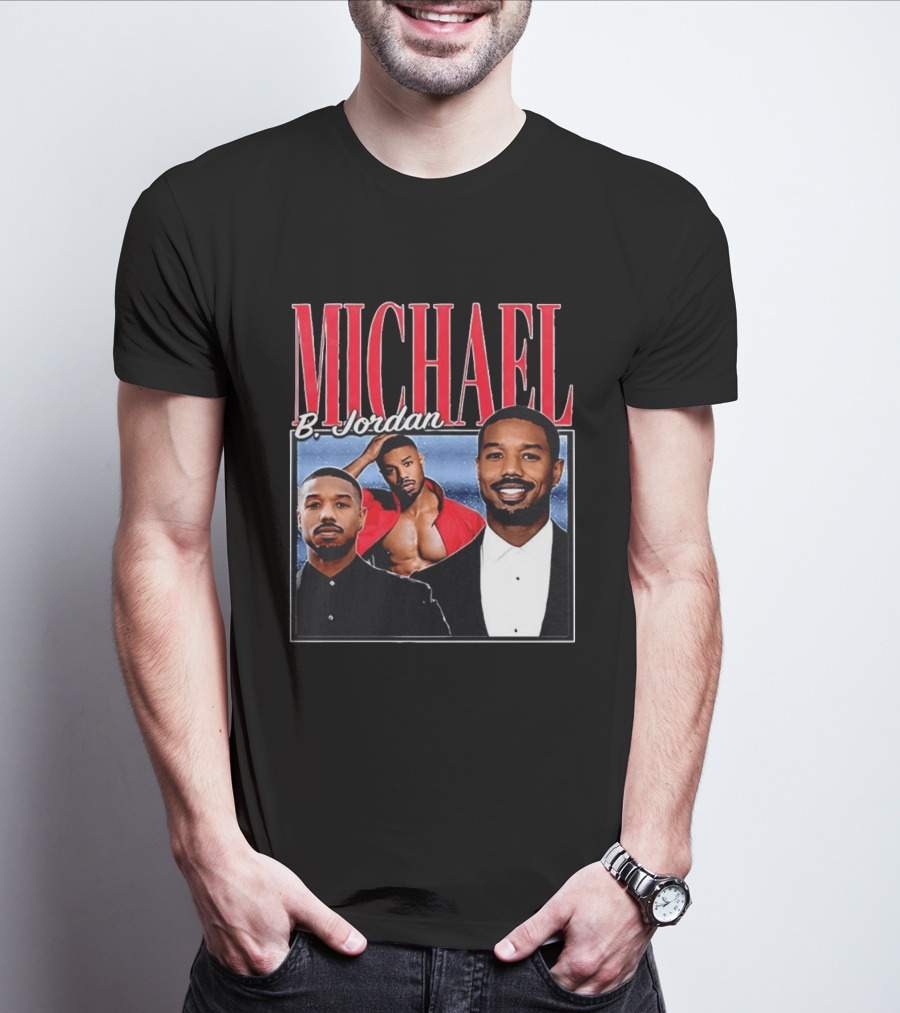 Michael B. Jordan Iconic Style And Charisma T-Shirt