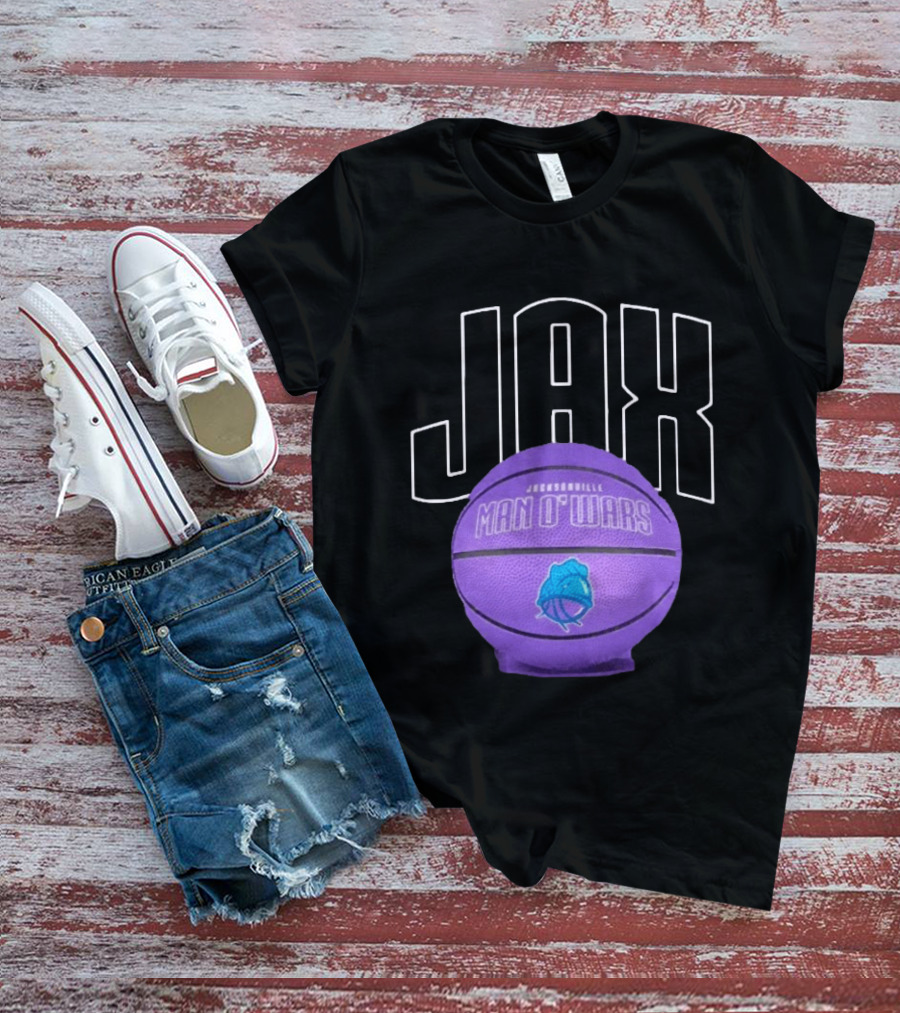 Jacksonville JAX Man O'Wars Basketball Team T-Shirt