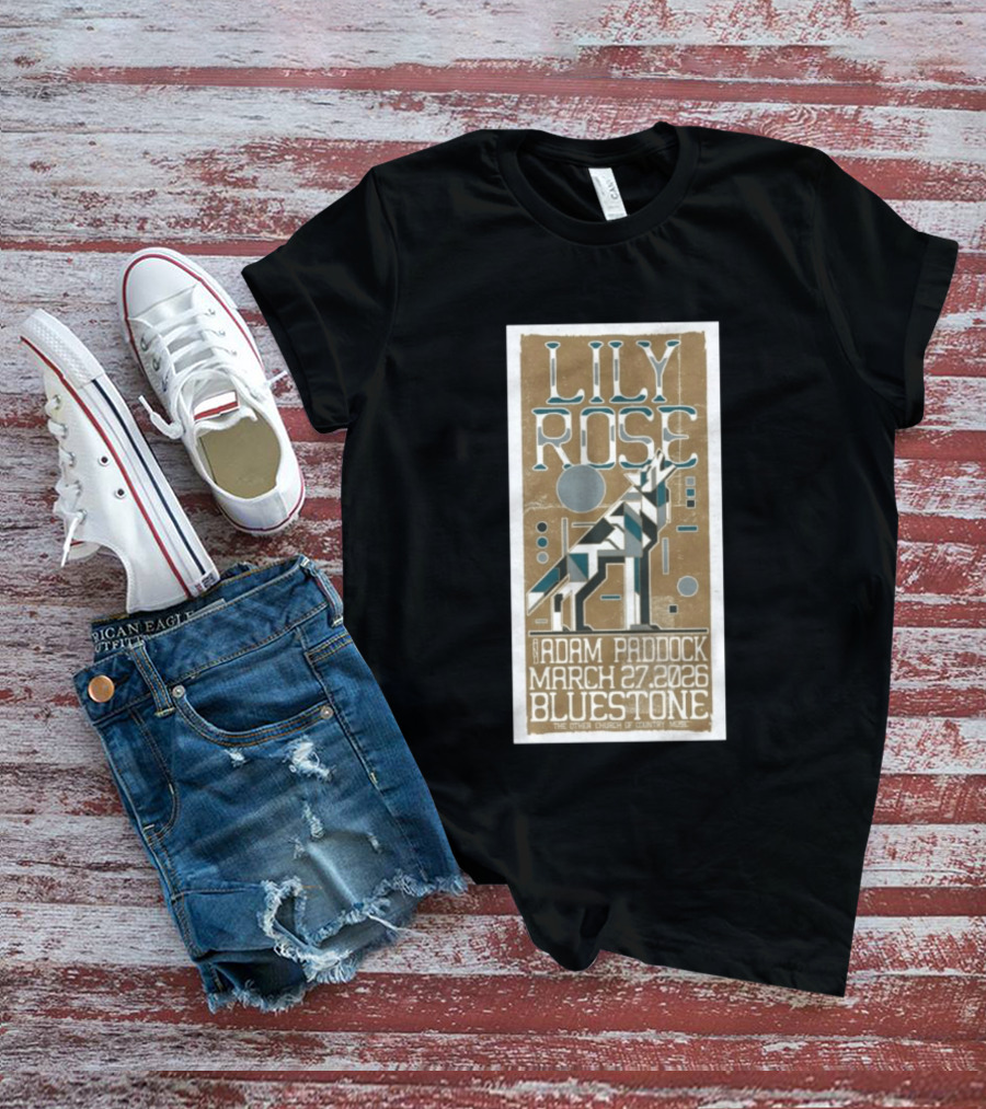 Lily Rose Adam Paddock March 27 2026 Bluestone T-Shirt