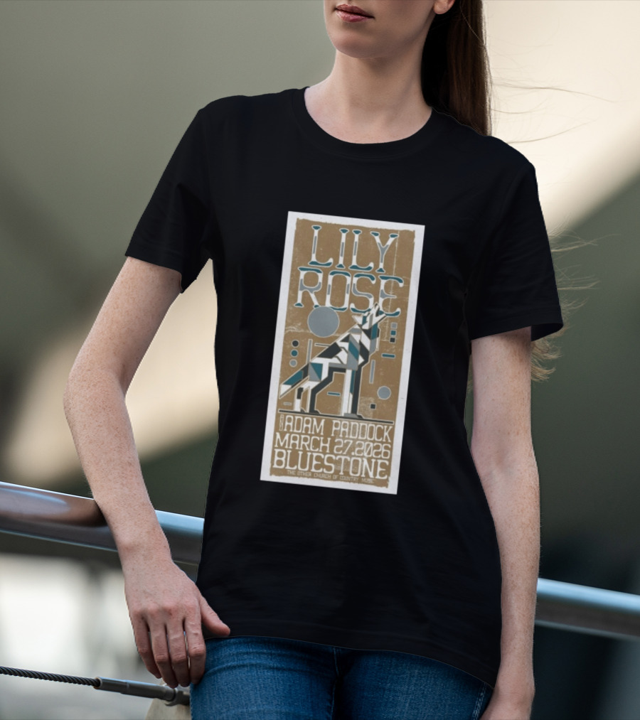 Lily Rose Adam Paddock March 27 2026 Bluestone T-Shirt