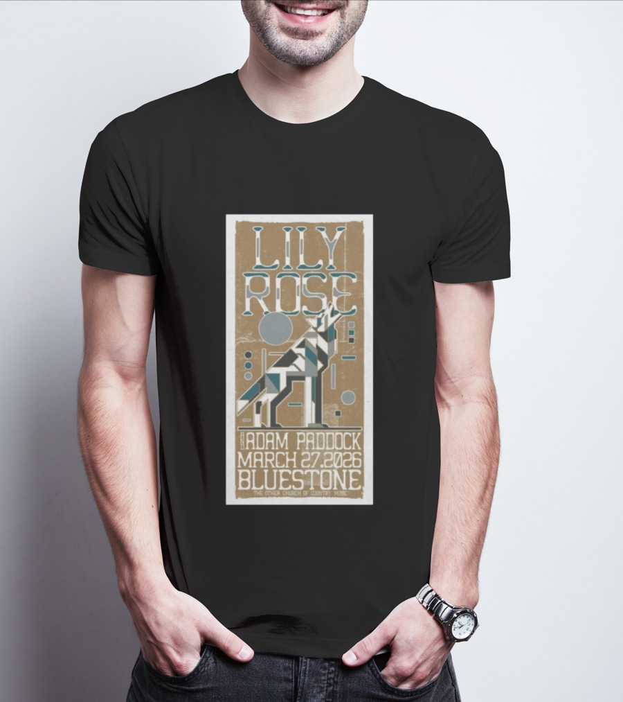 Lily Rose Adam Paddock March 27 2026 Bluestone T-Shirt