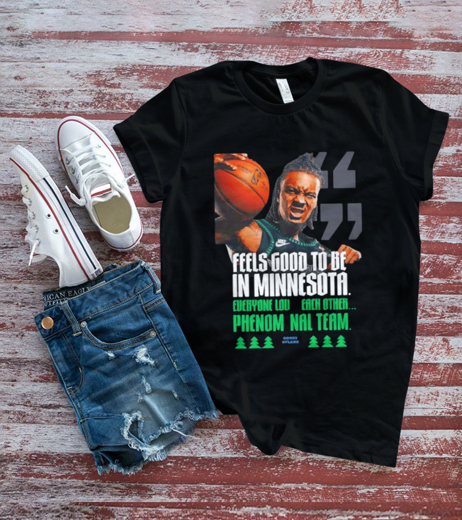 Bones Hyland Nike Basketball Minnesota Timberwolves Phenomenal Team T-Shirt