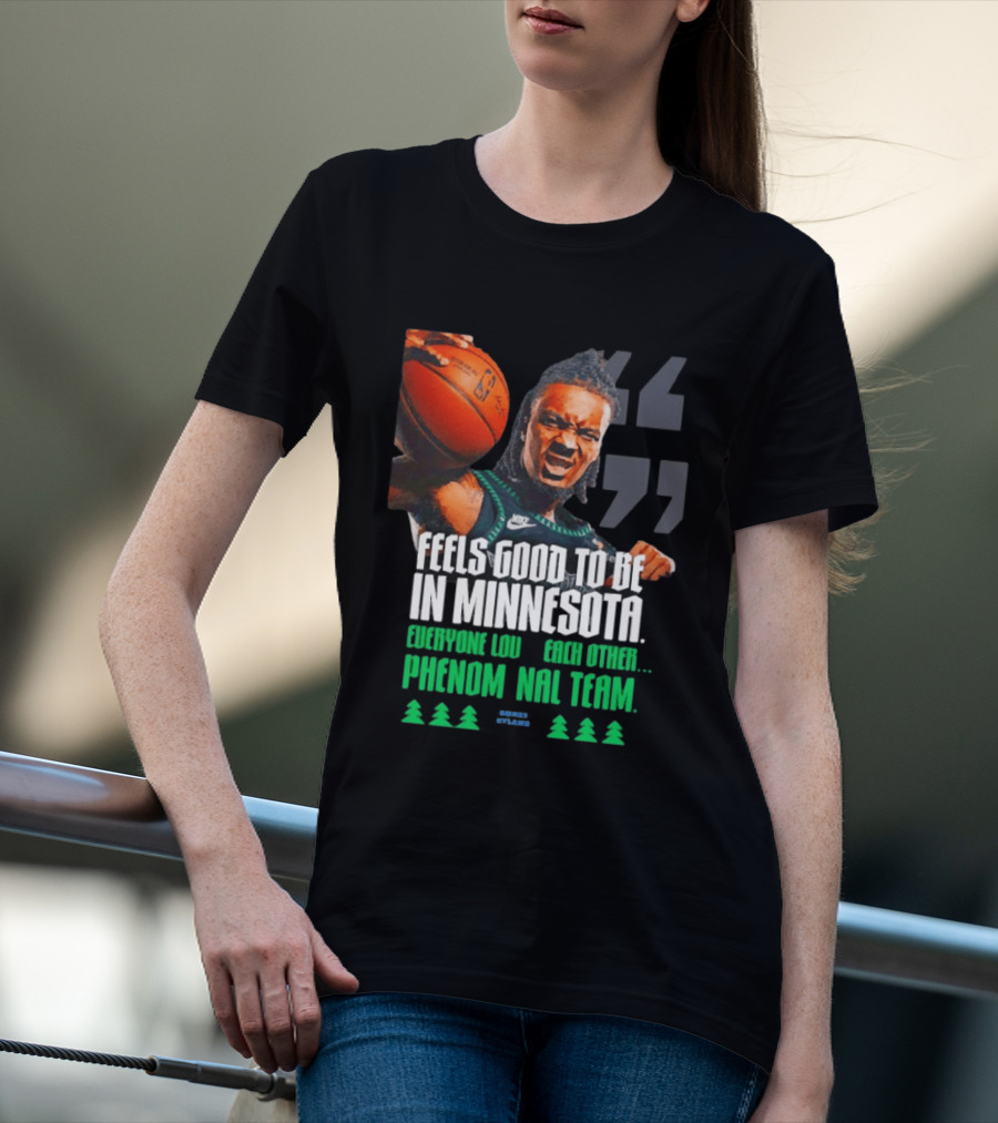 Bones Hyland Nike Basketball Minnesota Timberwolves Phenomenal Team T-Shirt