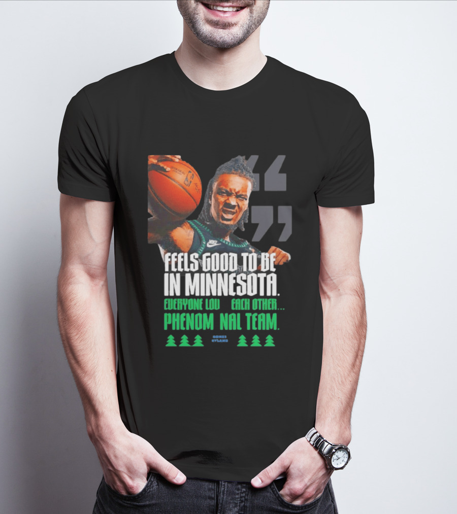 Bones Hyland Nike Basketball Minnesota Timberwolves Phenomenal Team T-Shirt
