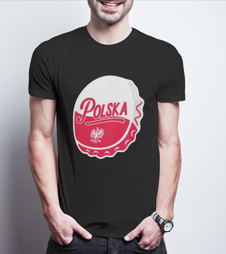 Polska Buffalo Bottle Cap Eagle T-Shirt