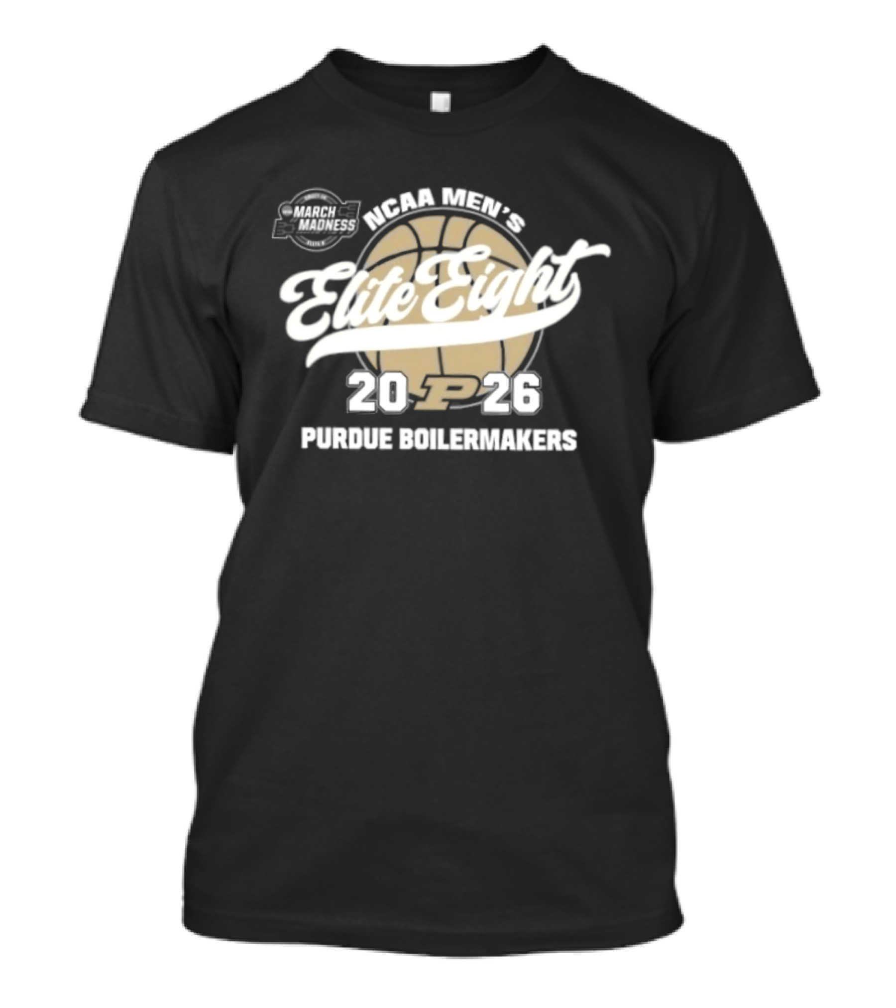 Purdue Boilermakers 2026 NCAA Men's Elite Eight Basketball Tournament March Madness T-Shirt