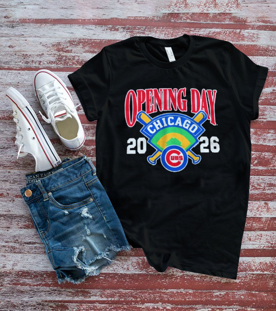 Chicago Cubs 2026 MLB Opening Day T-Shirt