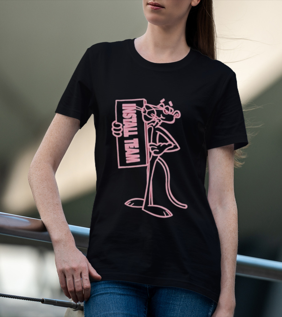 New York Sunshine Pink Panther Install Team T-Shirt