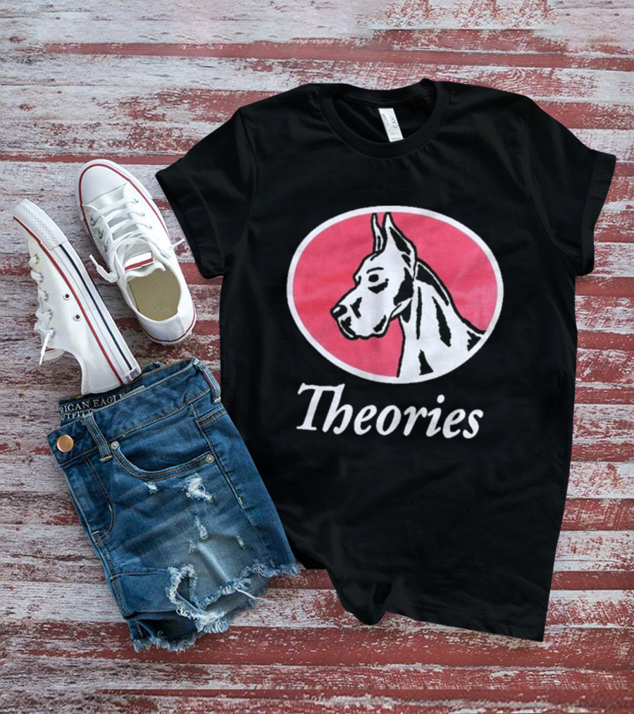 Theories Of Atlantis Champ Faded Brown Great Dane Oval T-Shirt