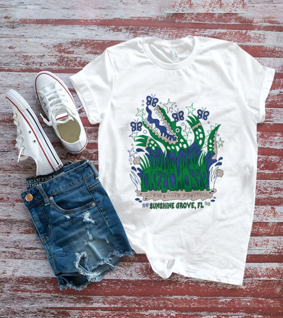 Okeechobee Music & Arts Festival Sunshine Grove FL 2026 Lineup T-Shirt