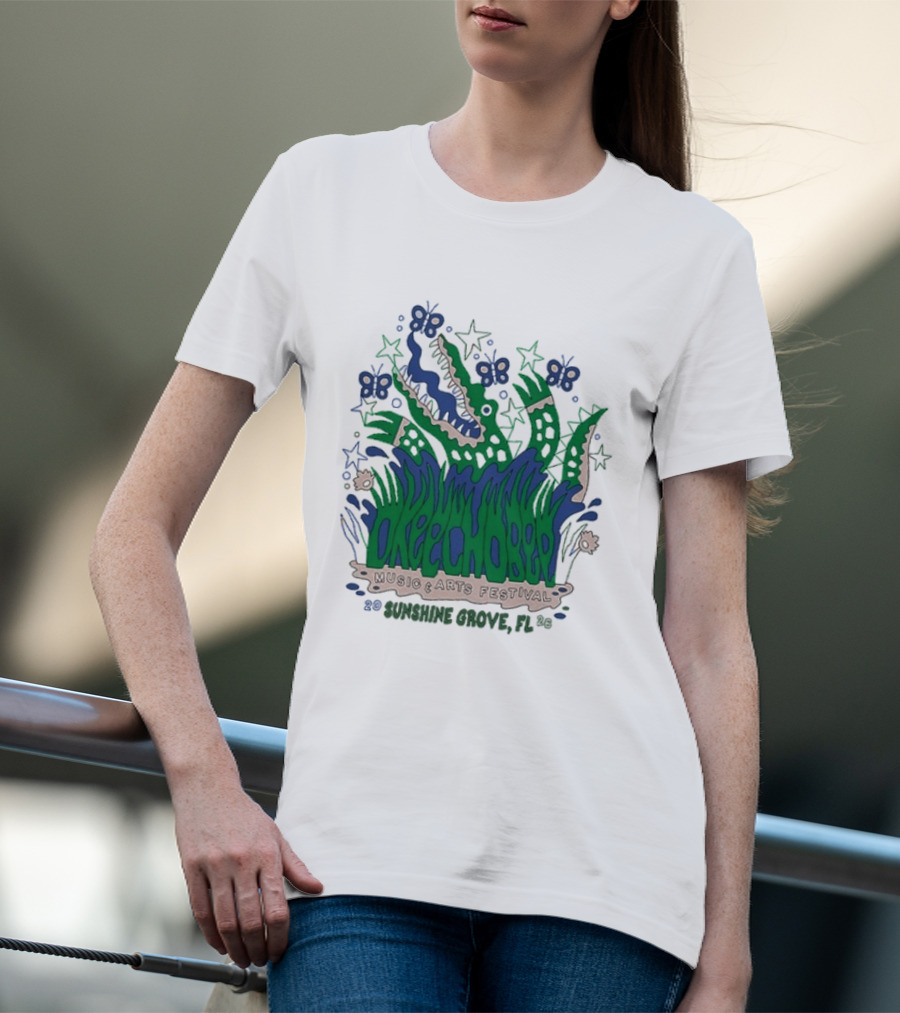 Okeechobee Music & Arts Festival Sunshine Grove FL 2026 Lineup T-Shirt