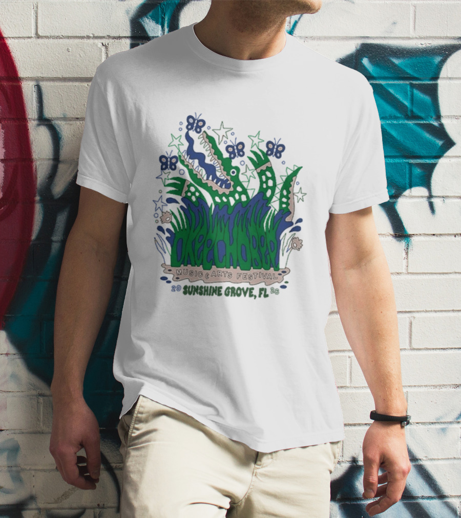 Okeechobee Music & Arts Festival Sunshine Grove FL 2026 Lineup T-Shirt