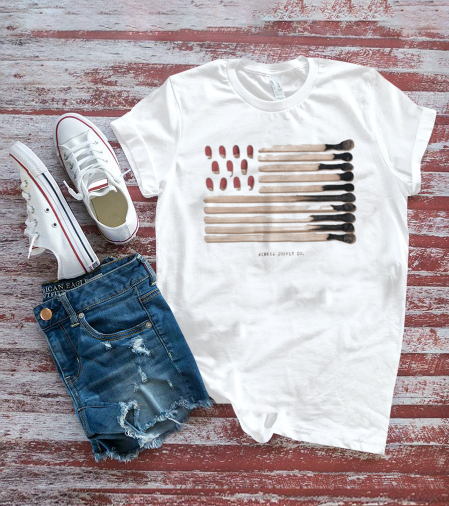 Noah Rinker Rinker Supply Co Matches American Flag T-Shirt