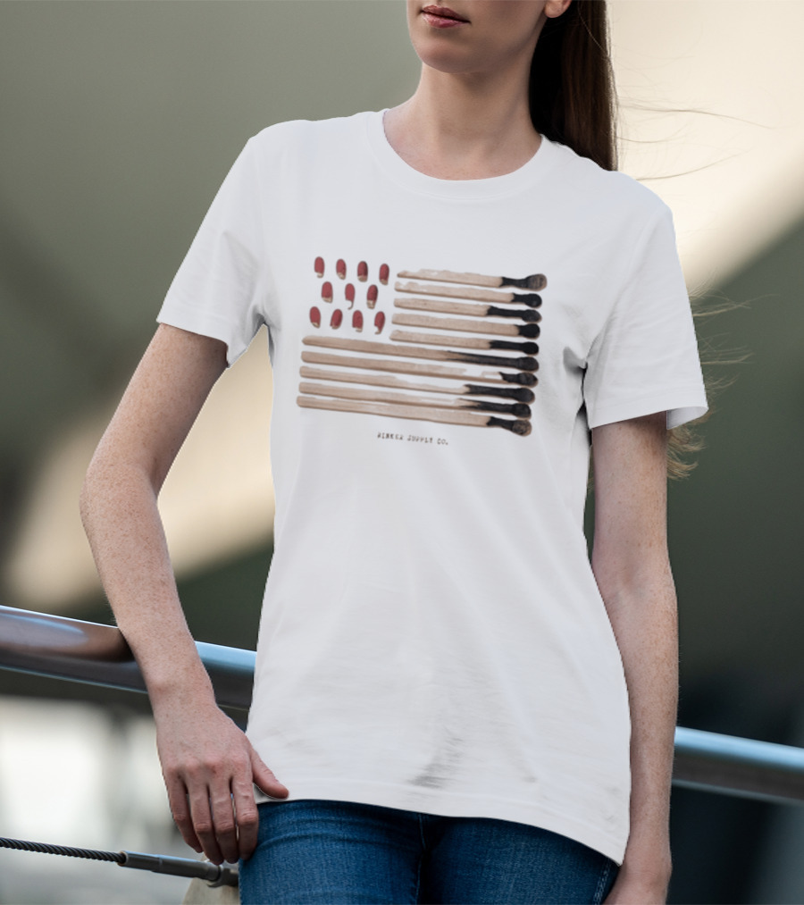 Noah Rinker Rinker Supply Co Matches American Flag T-Shirt