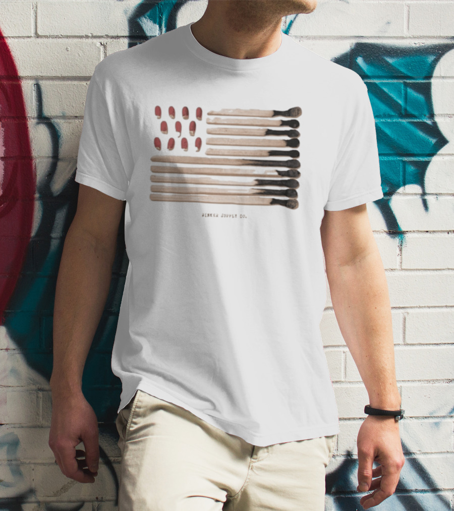 Noah Rinker Rinker Supply Co Matches American Flag T-Shirt