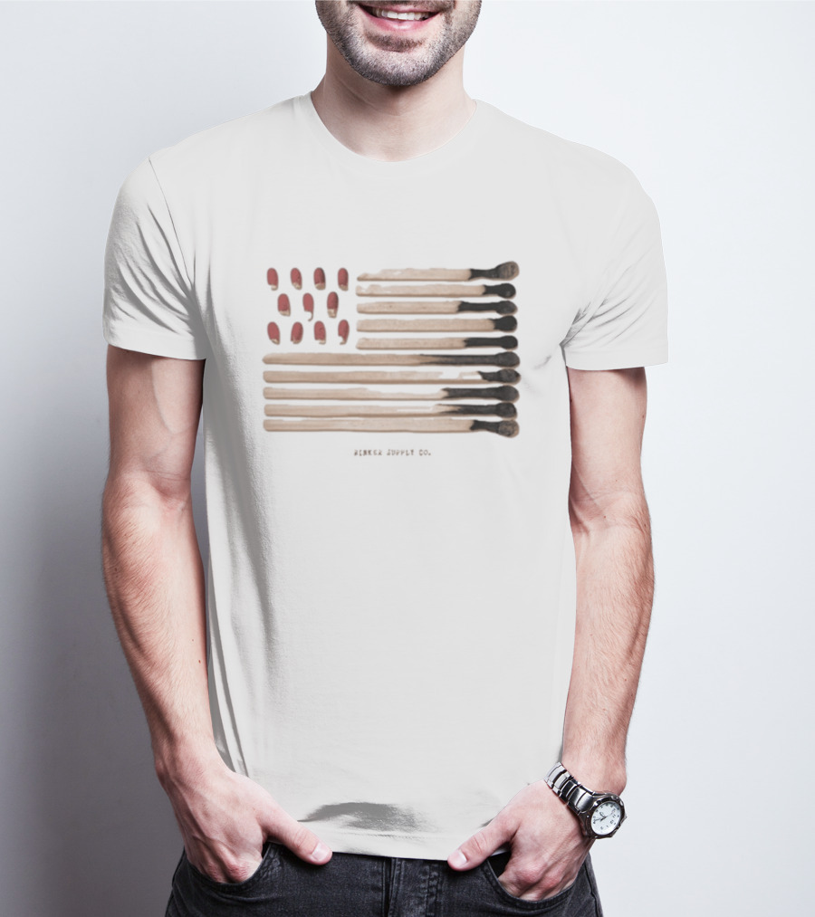 Noah Rinker Rinker Supply Co Matches American Flag T-Shirt