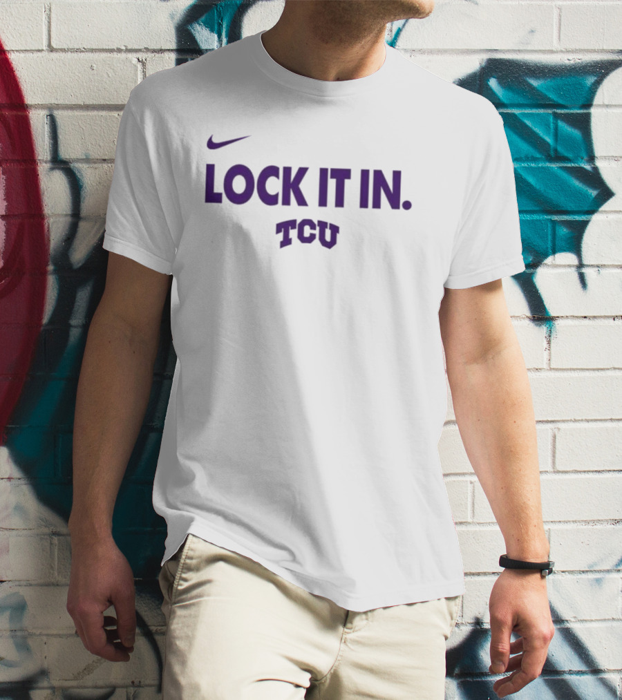 Nike TCU Lock It In Basketball March Madness T-Shirt