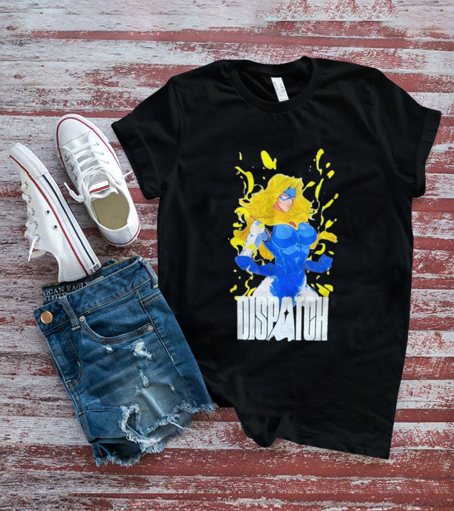 Dispatch Blonde Blue Heroic Character Blazer T-Shirt
