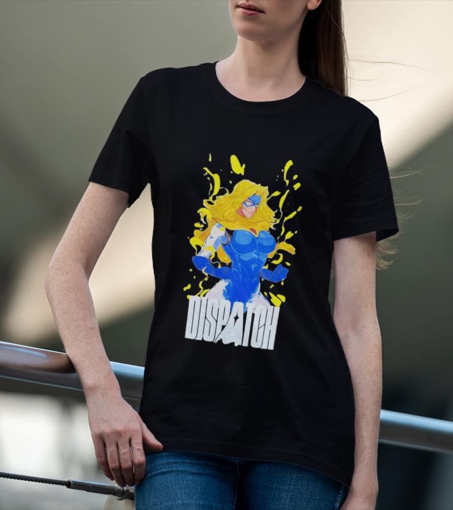 Dispatch Blonde Blue Heroic Character Blazer T-Shirt